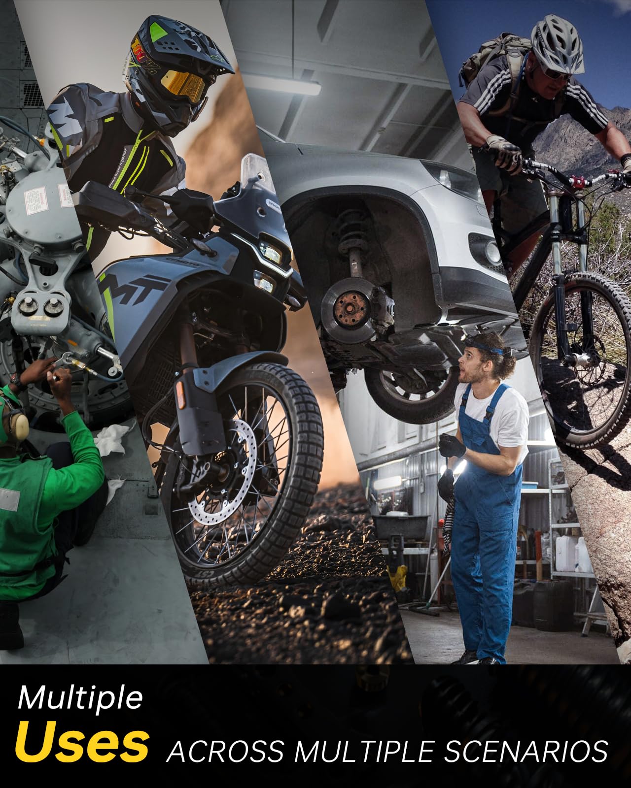 YIYEIE 8 llaves dinamométricas digitales de 1/2 pulgada | 8-160 pies-libras | Precisión ± 1% | Alerta inteligente Multi | Kit de lengüeta de neumático de 1/2 pulgada para motocicleta, automóvil