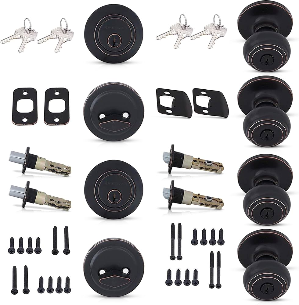 Honeywell Safes & Door Locks - 2 Pack Entry Door Knob with