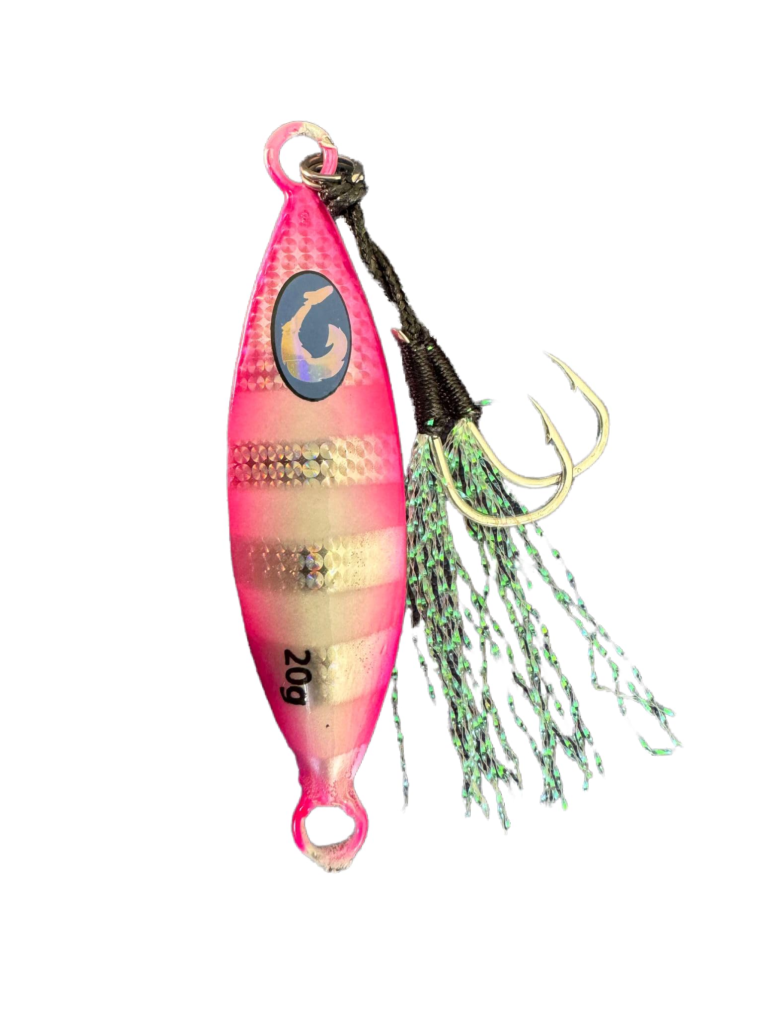 LightTackleCentral Micro Slow Pitch Jig, Multicolor Teardrop Shape, Casting and Jigging Spoon, Suitable for Fresh and Saltwater, Offshore to Ice Fishing
