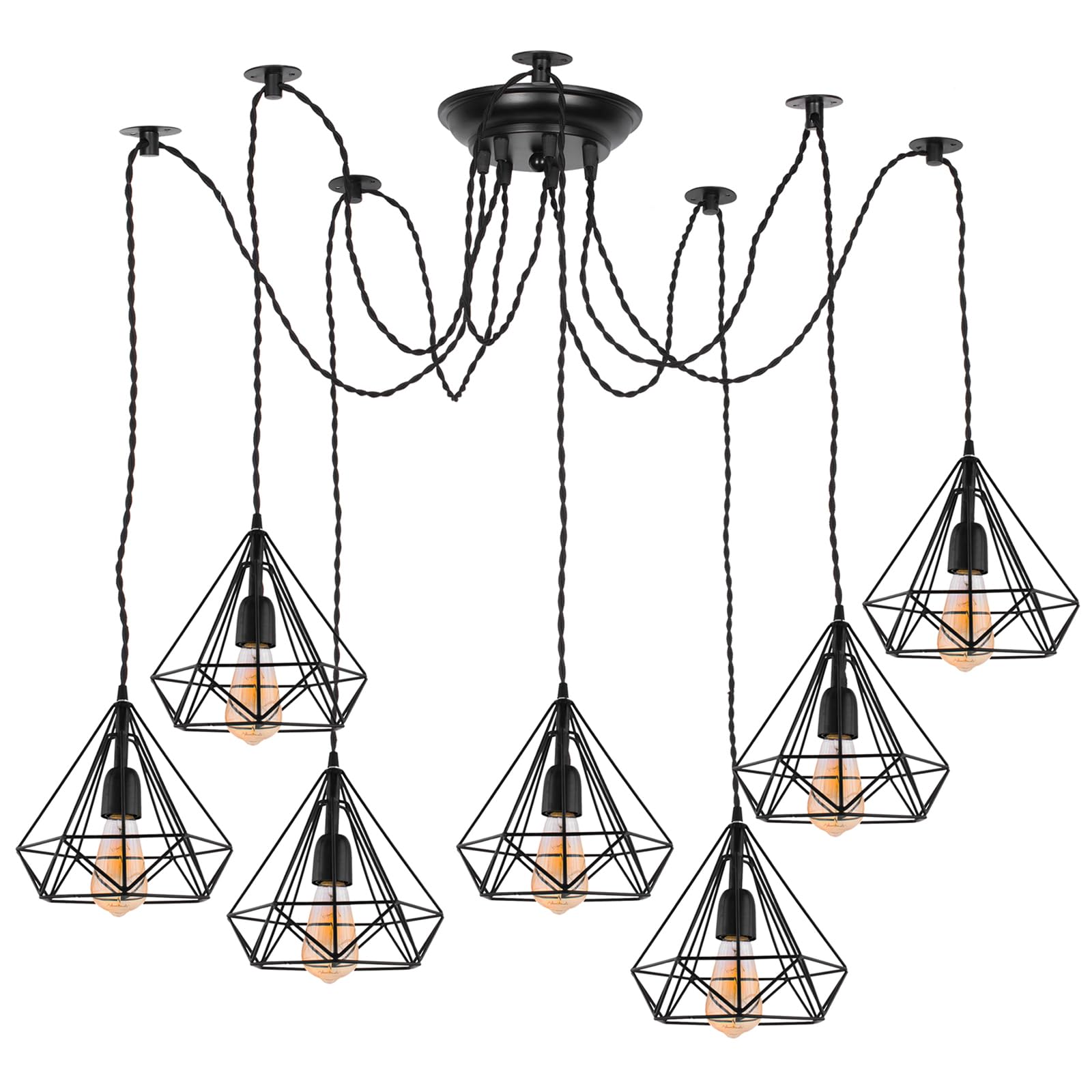 PATIKIL Fil Électronique 100 Ft Fil Tissé Recouvert De Tissu Marron Foncé