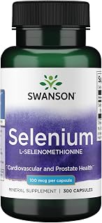 Swanson Selenium (L-Selenomethionine) (300 Capsules, 100mcg Each)