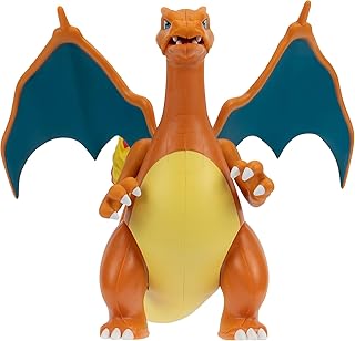 Pokémon CHARIZARD BATTLE FEATURE FIGURE - 4.5-Inch Charizard Battle Figure with Fire Missile Launcher