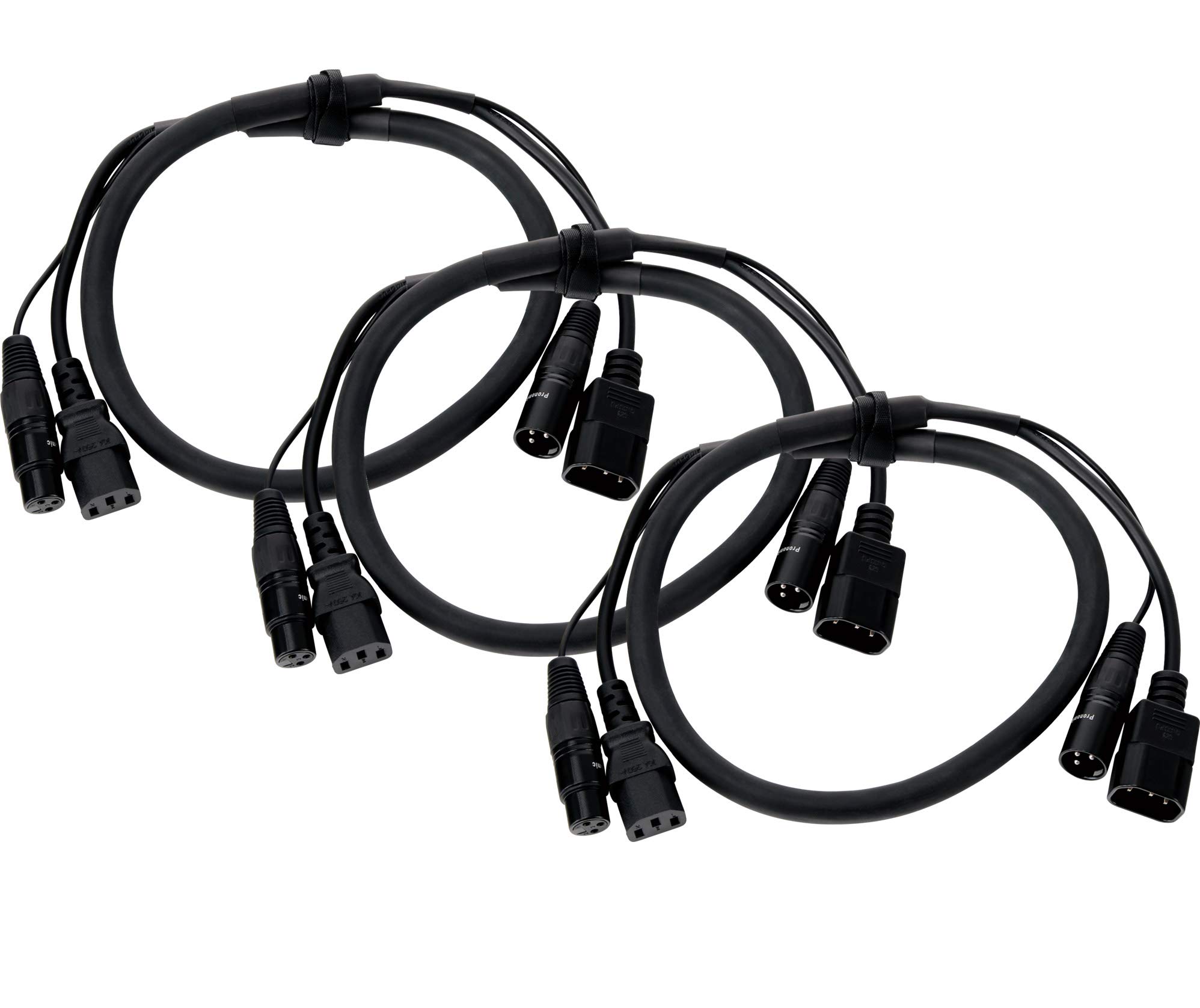 Hybride Combi DMX-Stroom kabel 2digitaal 3x1,50 stroom C284