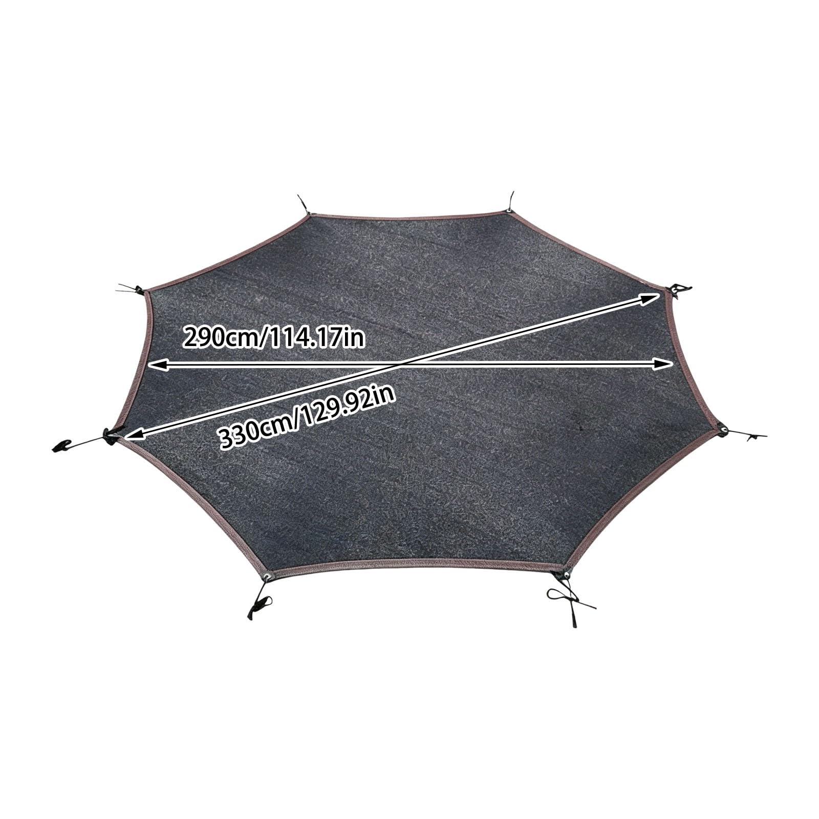 Trampolin Sonnenschutz, UPF 50+ Trampolin Dach Für 6/8 Stangen, Wasserdicht Windfest Trampolin Überdachung, Outdoor Trampolin Zubehör Für Kinder
