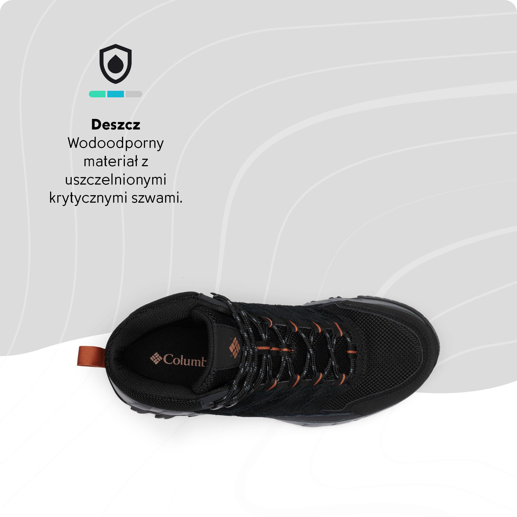 Columbia Mężczyźni Strata Trail Mid WaterproofObuwie turystyczne