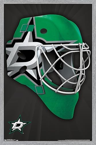 Miniatura 16 de Trends International NHL Dallas Stars - Póster de pared con máscara 16, 22.375 x 34 pulgadas, versión enmarcada en negro Versión con marco negro