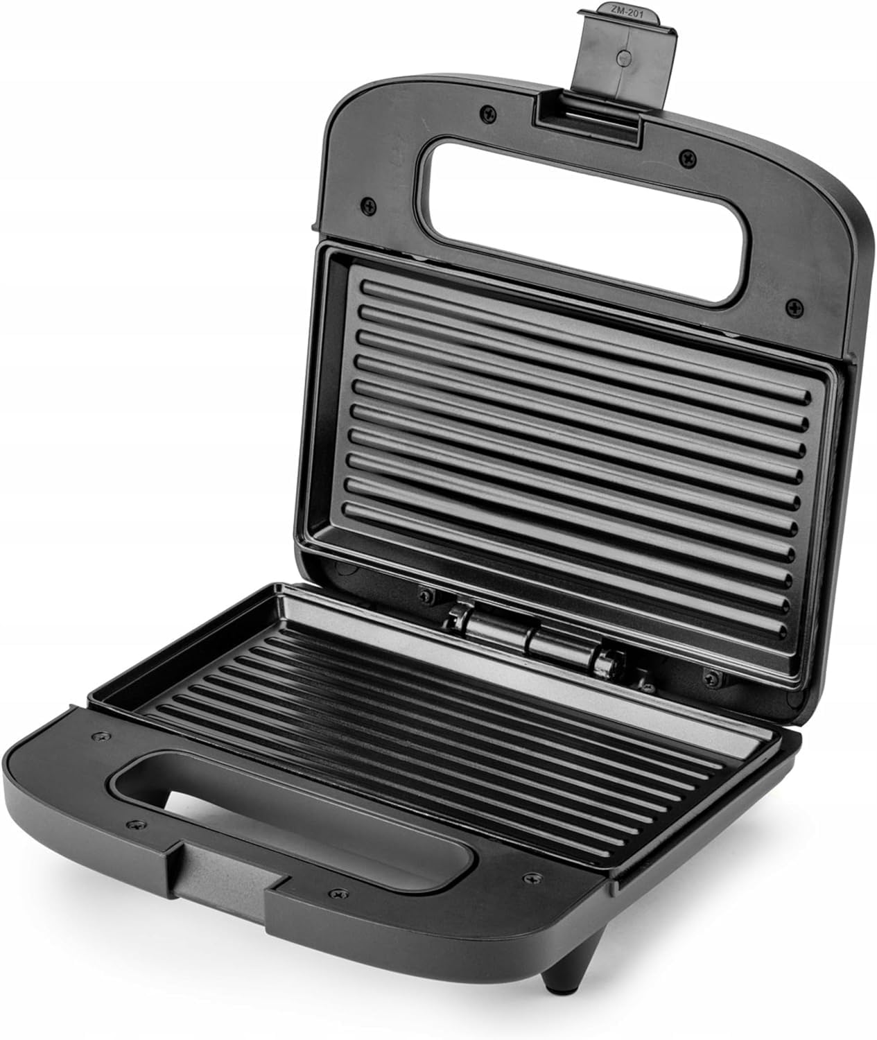 QuickBite - Tostadora de pan antiadherente 1000 W, panini y sándwiches, color negro