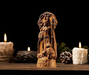 Amazon.com: ZXPJUA Freya Statue, Norse Pagan Decor, Goddess Statue