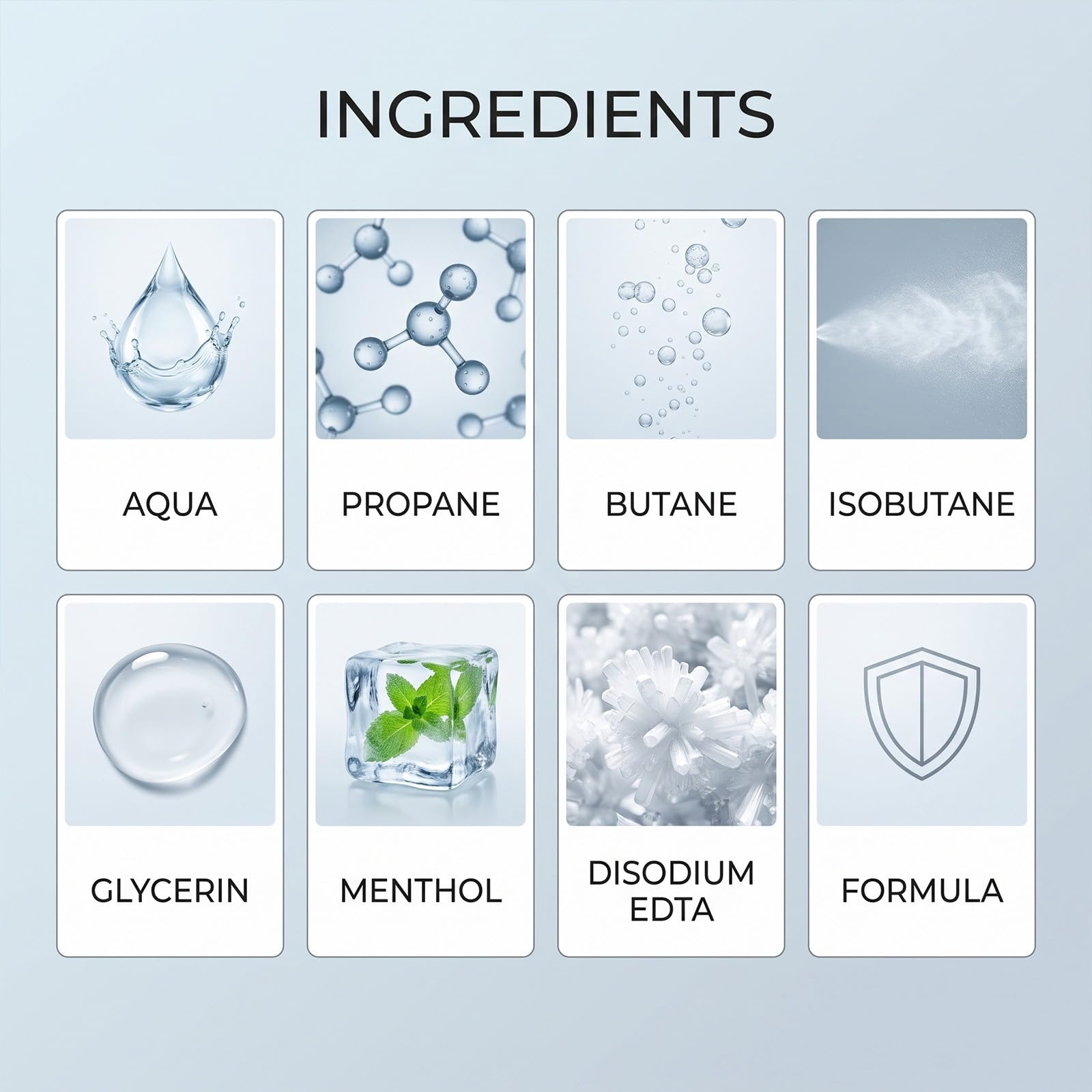 Spray freschezza menta portatile 100ml viso corpo | Nebbia menta freschezza istantanea, formato compatto per sport e viaggi