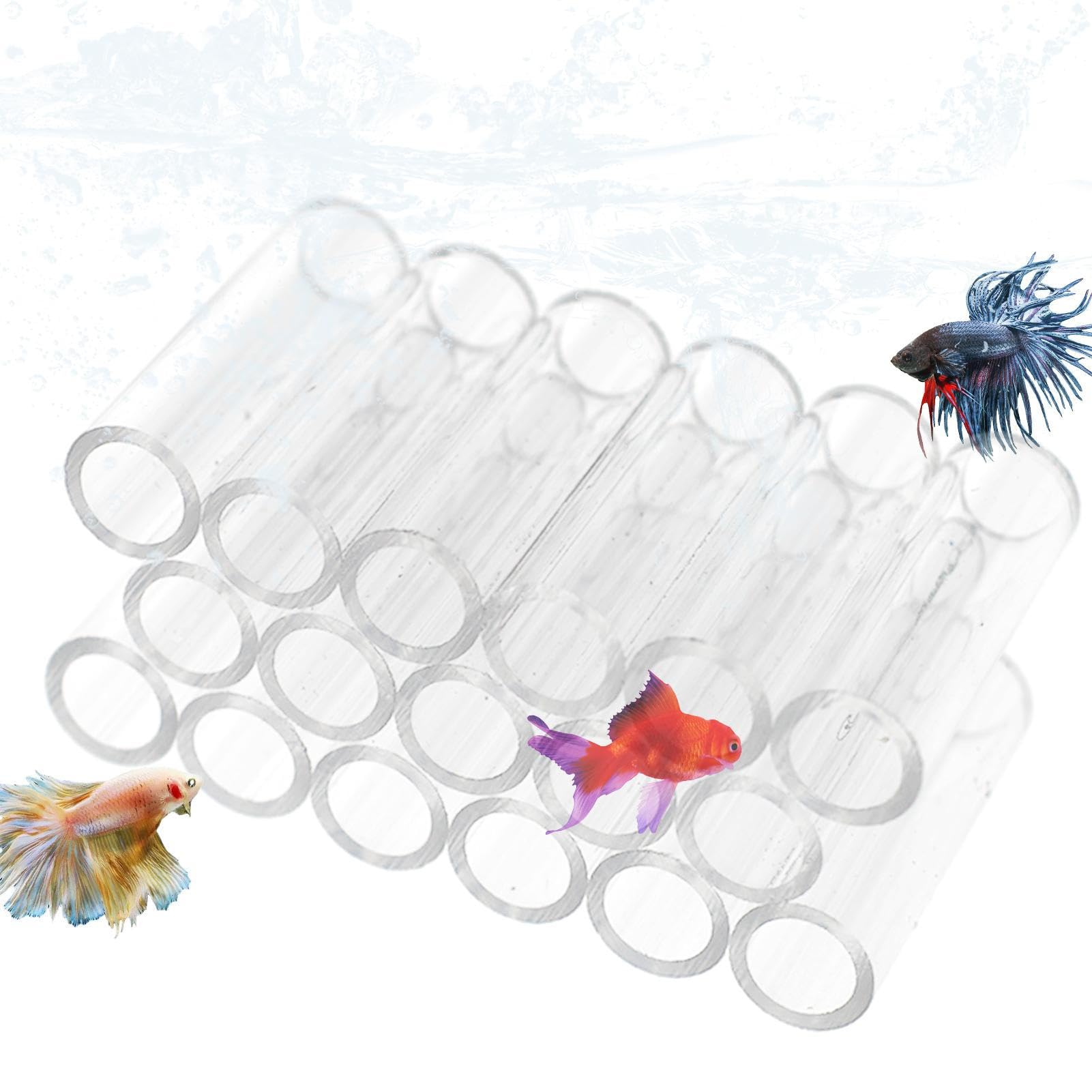 Shrimp Breeding Tube Acrylic Crystal Aquarium Shelter Hideaway Cave Pipe