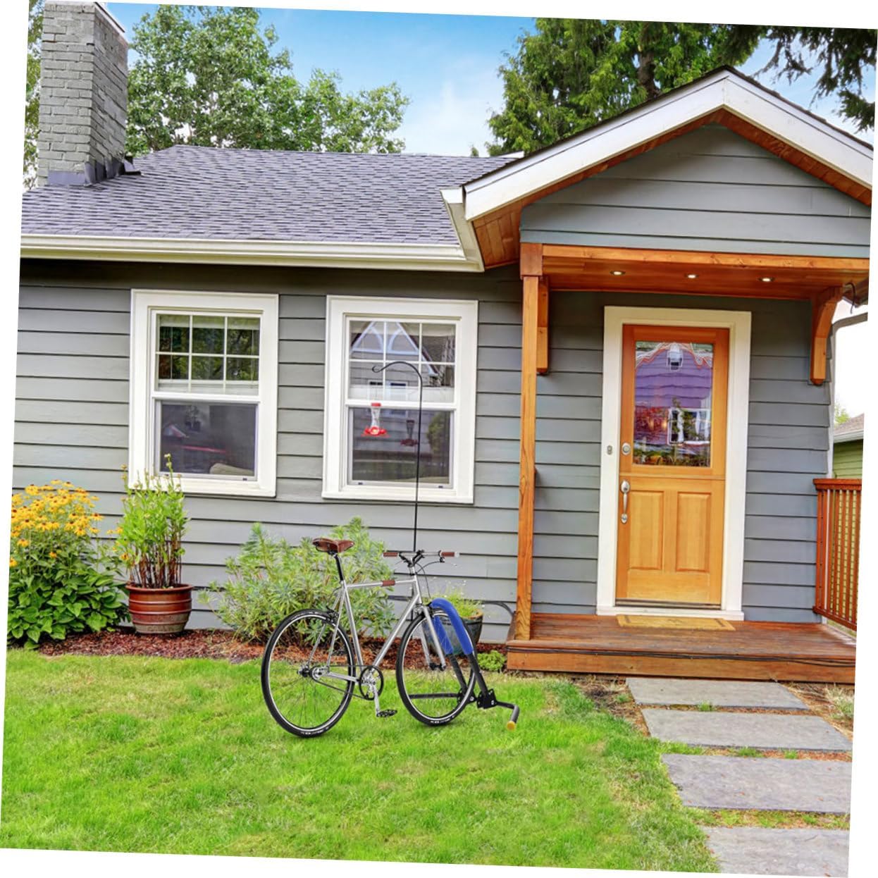 Alipis 2pcs Adjustable Balance Bike Kickstand Support Rack for Boys and Girls Indoor Bicycle Parking Stand Metal Bike Holder for Mountain and Road Suitable for Home Garage Storage