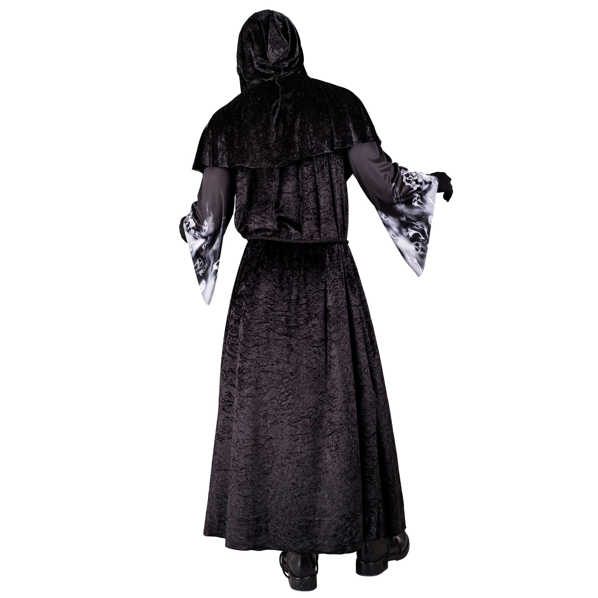 W WIDMANN MILANO Party Fashion 22421 Kostüm Schreiende Seelen Costume Screaming Souls, Black, S - Image 4