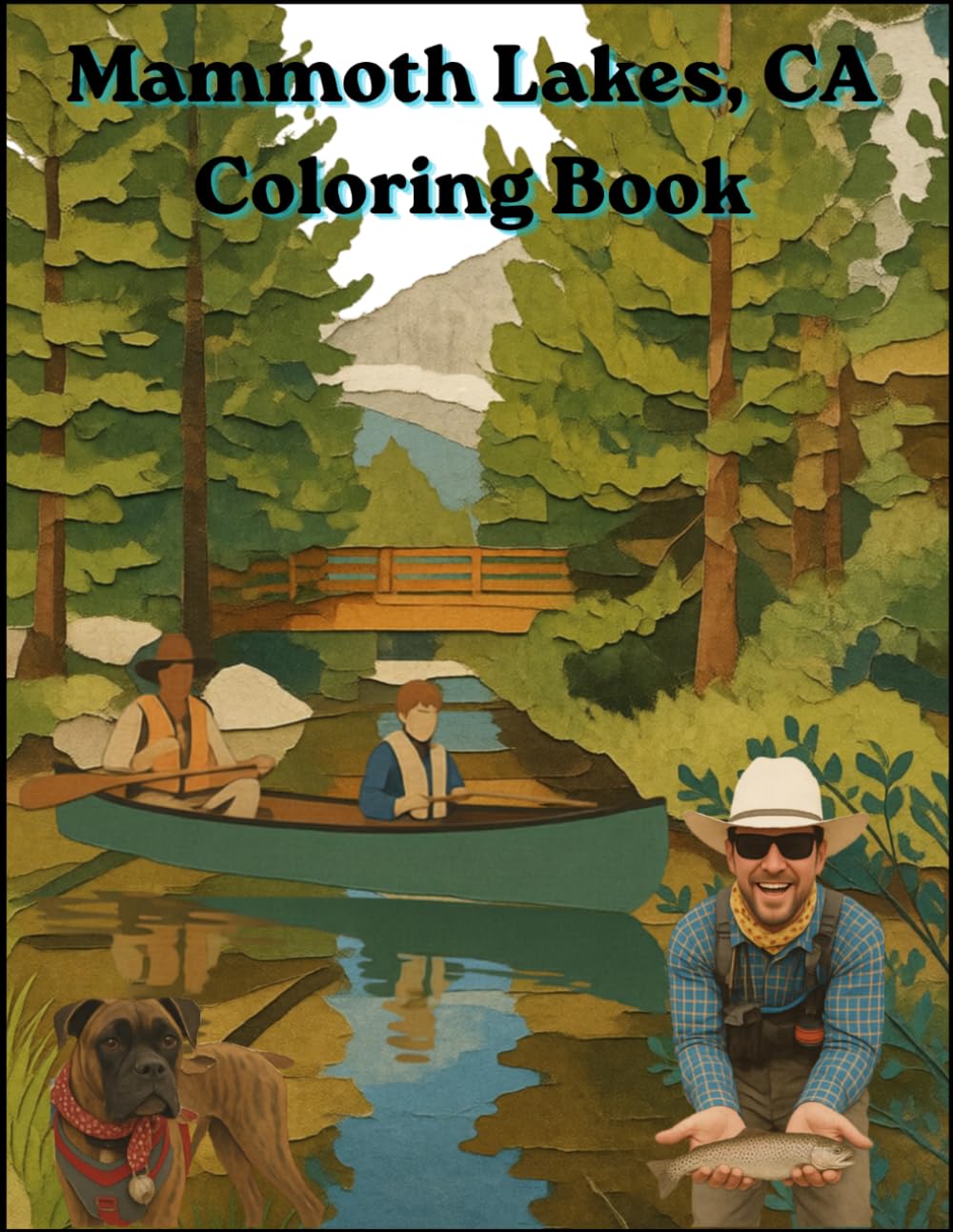 Mammoth Lakes, CA: COLORING BOOK: Sierra Nevada