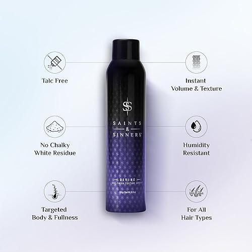Miniatura 2 de Saints & Sinners Spray de textura de acabado seco divino para volumen, textura y cuerpo