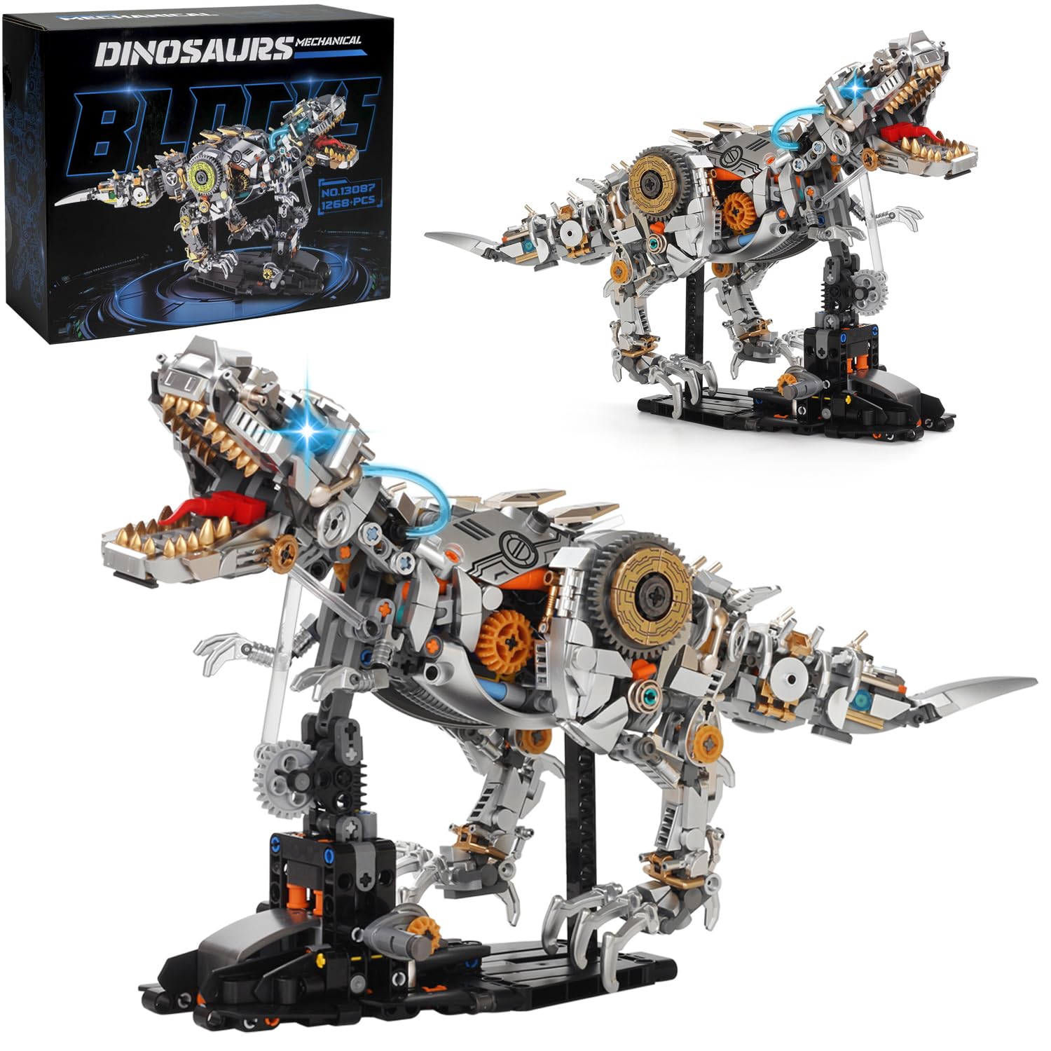 Amazon.com: funxinee Mechanical Dinosaur Building Blocks Linkage