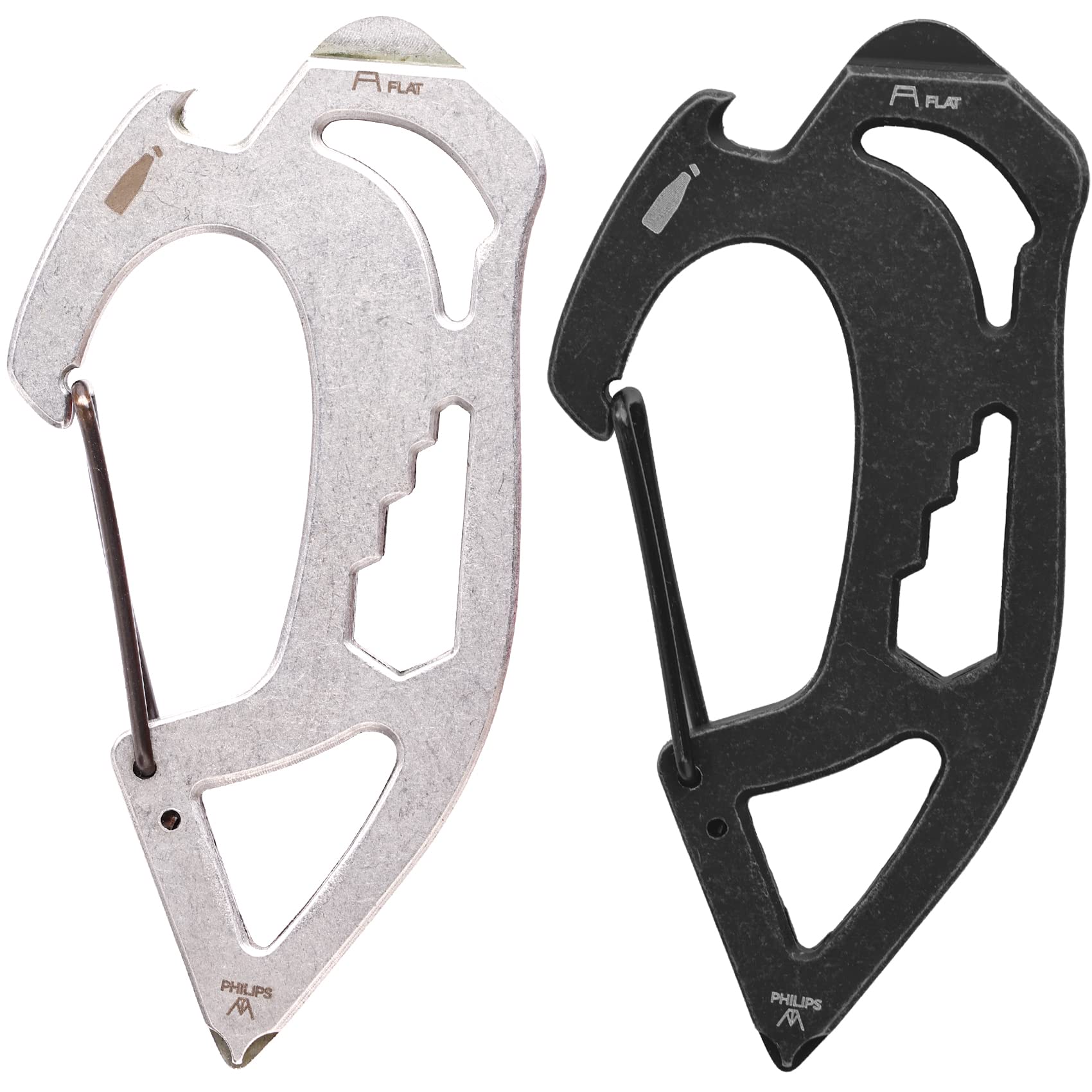 FamstarMulti-tool 2Pack Metal Pocket Tool for men Portable No rust Multi-function Tools Wrench for Screw,ruler and bottle opener,15 in 1 Total Routine maintenance.