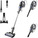 Eureka Powerful Bagless Upright Vacuum Cleaners for Home Pets, Lightweight Household Vacuum Cleaner for Carpet and Hard Floor, PowerSpeed NEU182C with 5 Height Adjustment, Blue