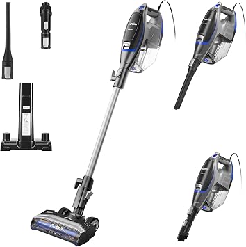 Eureka Corded Stick Vacuum Cleaner, 2-1 Lightweight Vacuum Cleaner for Home | Vacuum Cleaners for Home, Corded Vacuum Cleaner, Small Vacuum, Dorm Vacuum Cleaner, NES520BL