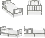 Dream On Me Classic Design Lit pour tout-petit en gris frais