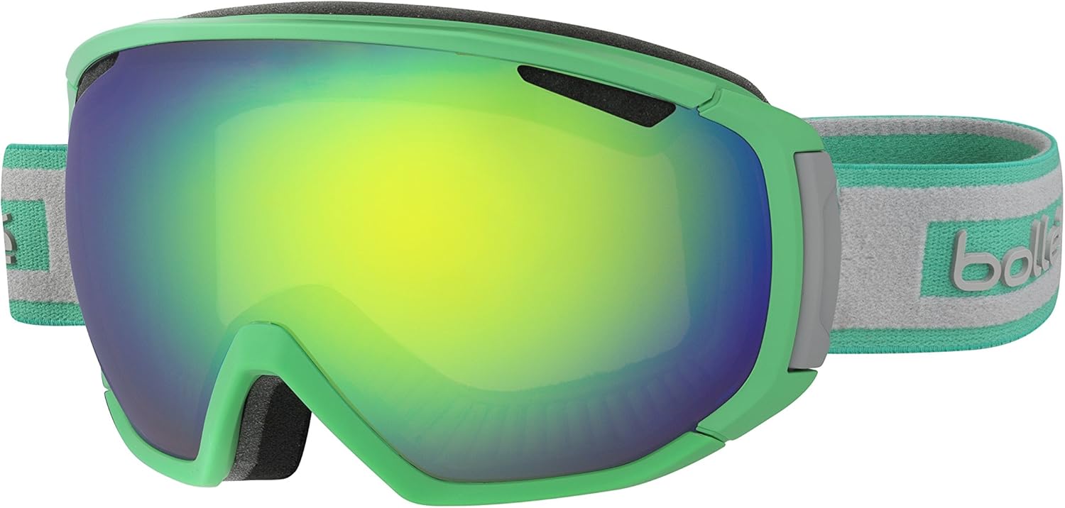 Bolle TSAR Ski Goggle, Matte Green/Gray, One Size Sports & Outdoors