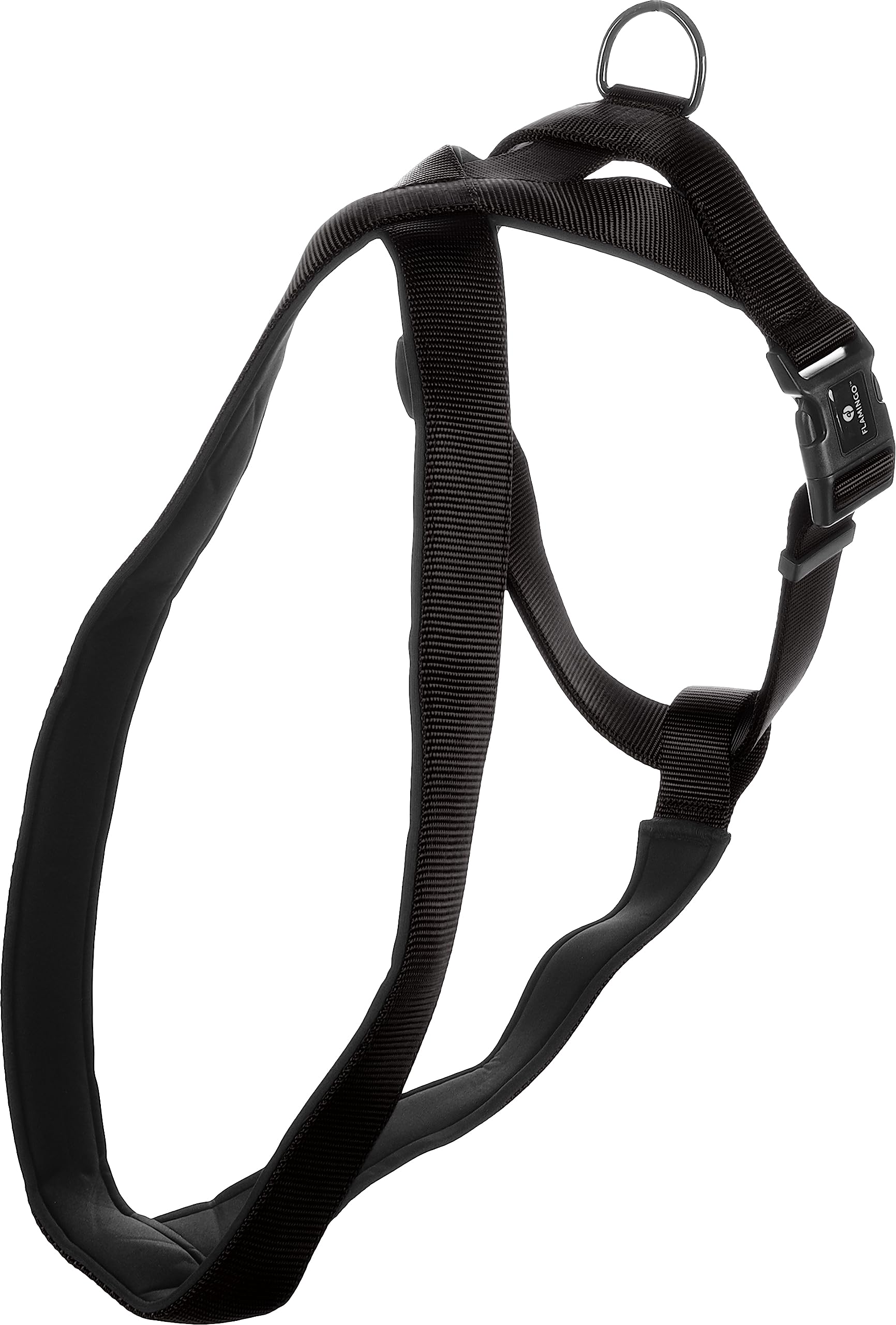 Harnais Cross Abbi Flamingo anti-traction avec sangle large 32mm XXXL