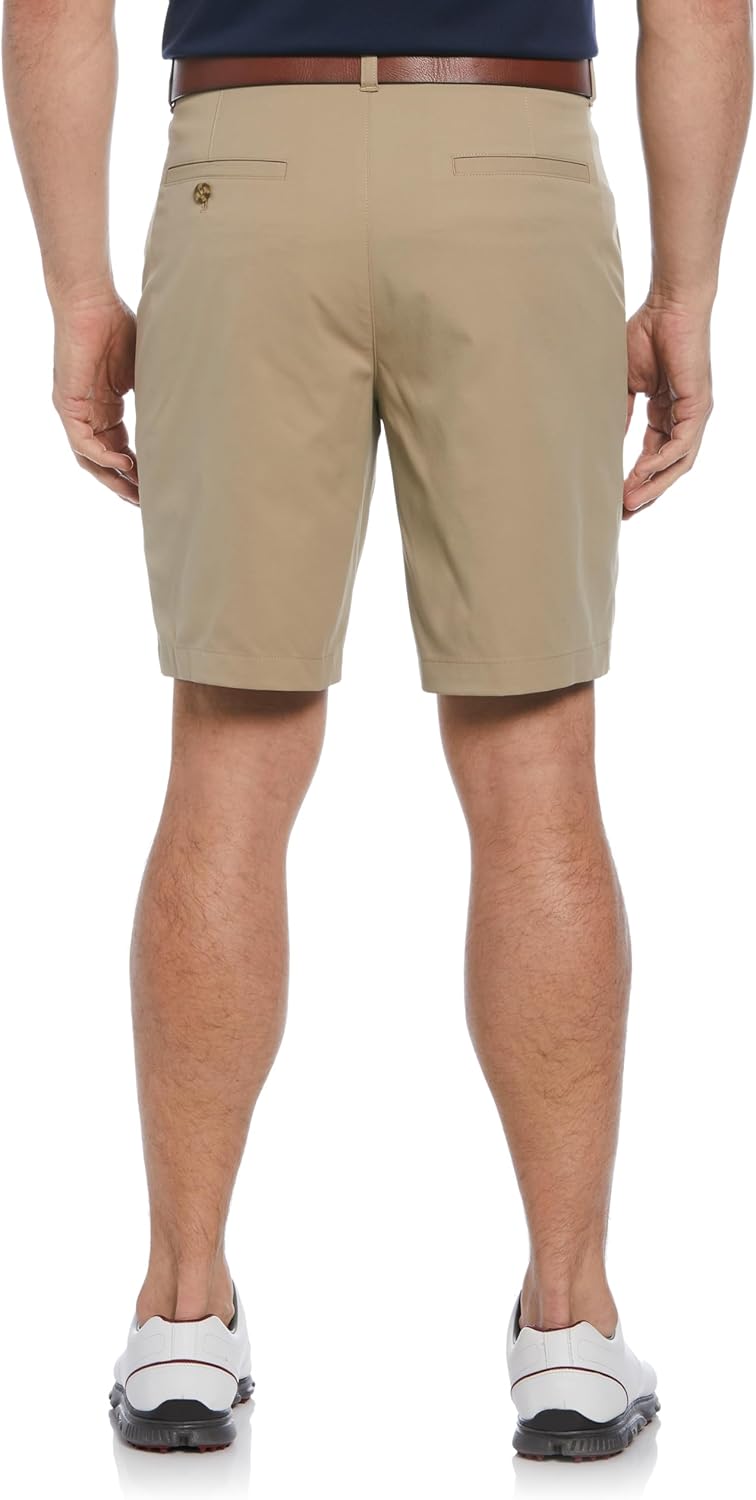PGA Tour Mens 9" Flat Front Golf Shorts with Active Waistband (Size 30-44 Big & Tall) - Image 2