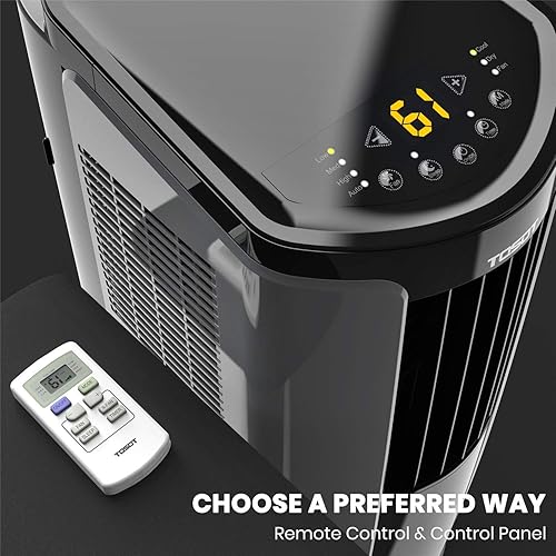 Vista 29 de TOSOT Aire acondicionado portátil de 10,000 BTU (ASHRAE) 6,000 BTU (DOE), silencioso, control remoto, ventilador, deshumidificador integrado, kit