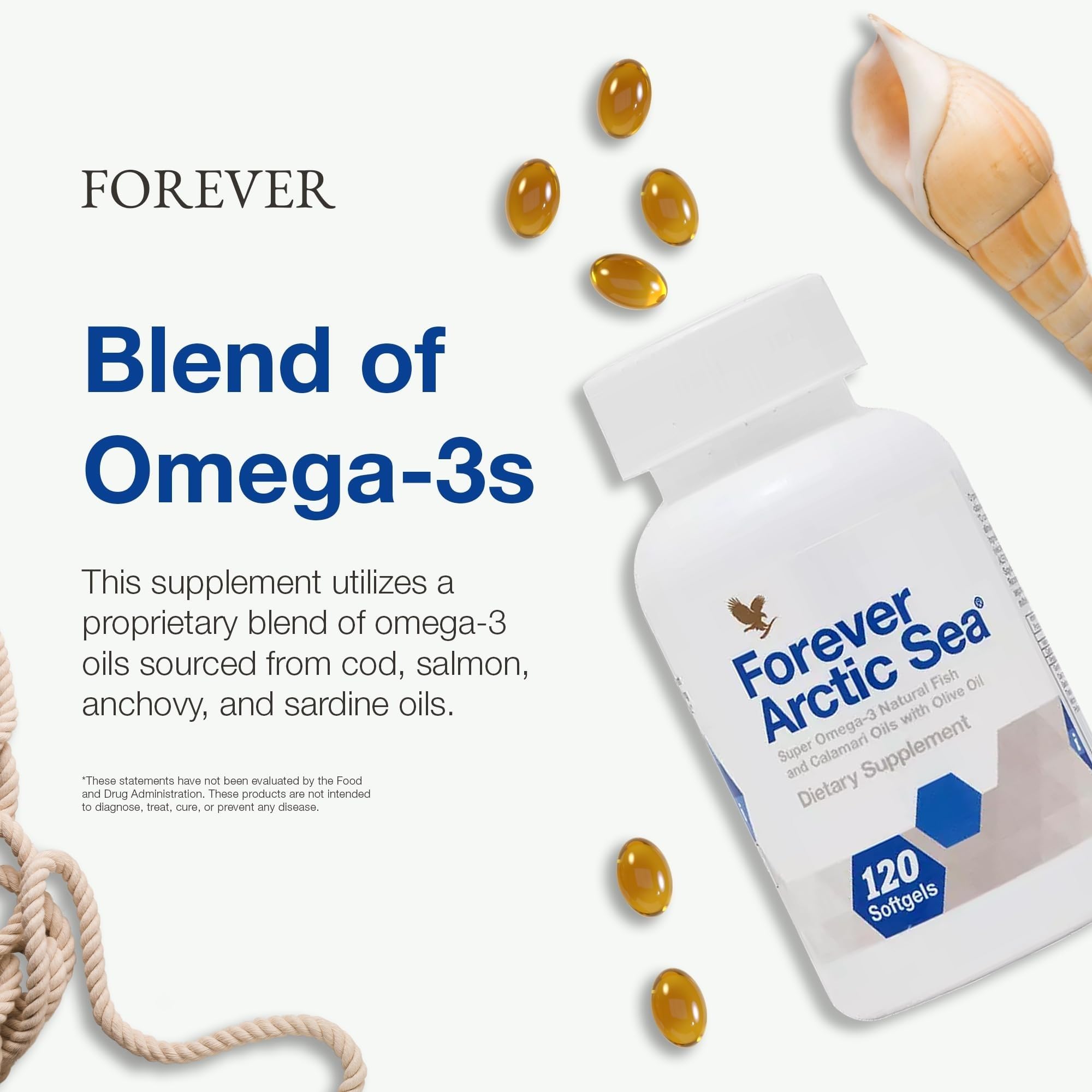 Forever Living Arctic Sea Omega-3 Fish Oil Supplement, 120 Softgels — Amazon image 4