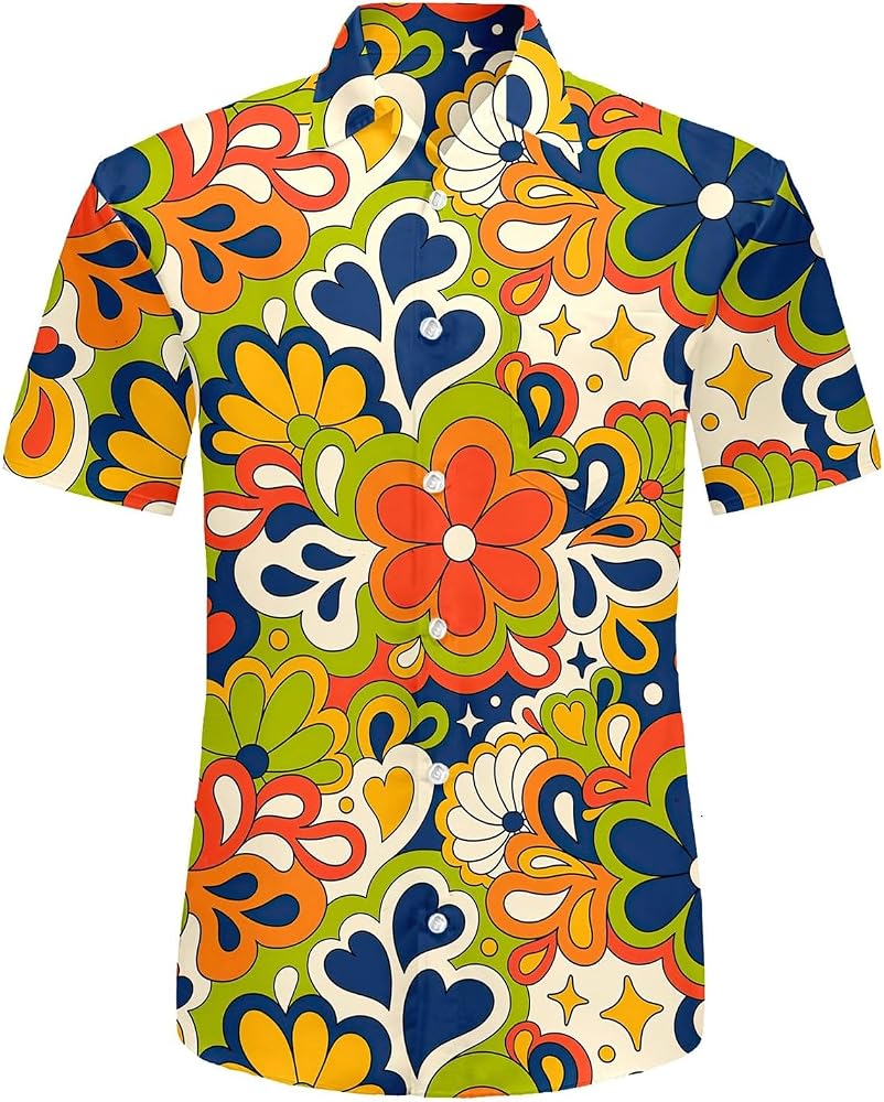 ZEROYAA Chemise de soirée à manches longues pour homme - Style hipster ZEROYAA Chemise de soirée à manches longues pour homme - Style hipster