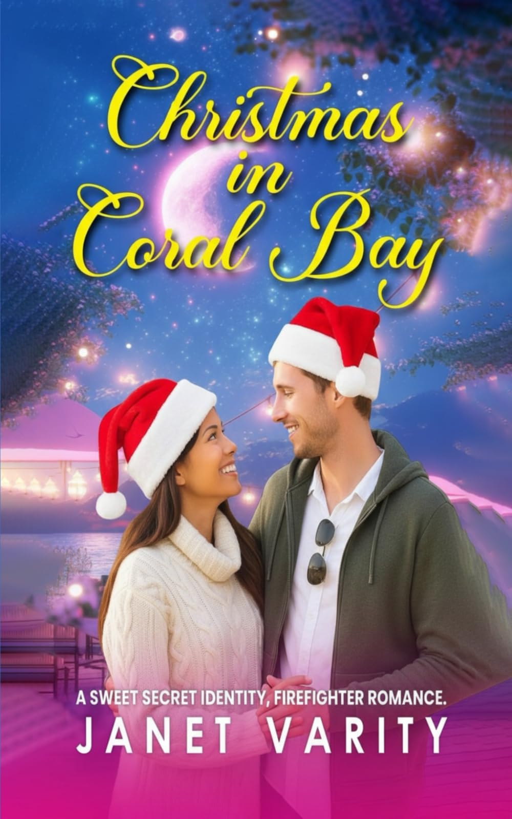 Christmas In Coral Bay: A Sweet Secret Identity, Firefighter Romance (Coral Bay Trilogy)