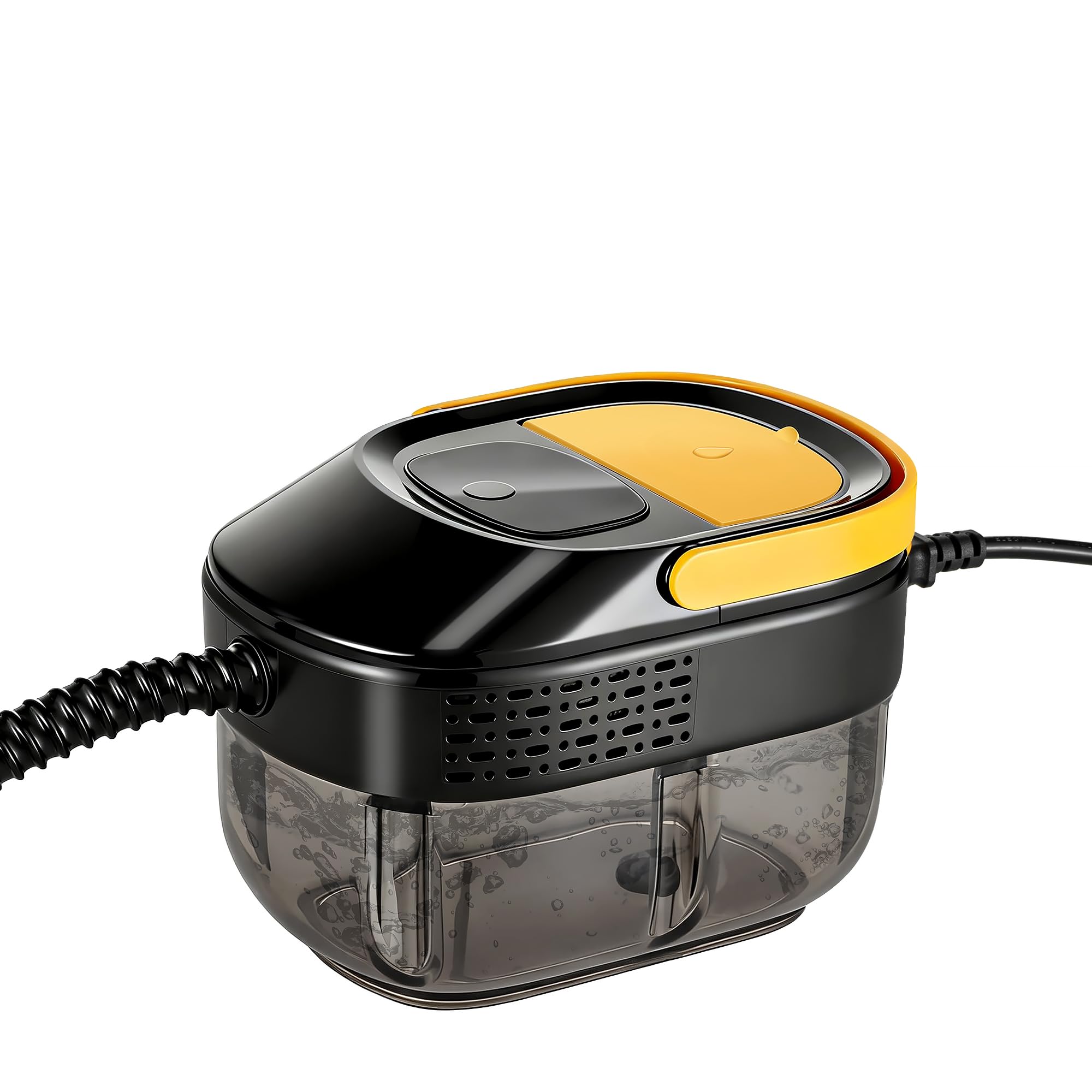Nettoyeur vapeur manuel, 2500 W, câble 3m, réservoir 1,6L, chauffage rapide 10s, set complet : 17 accessoires, pour cuisine, salle de bain, vitres et voiture