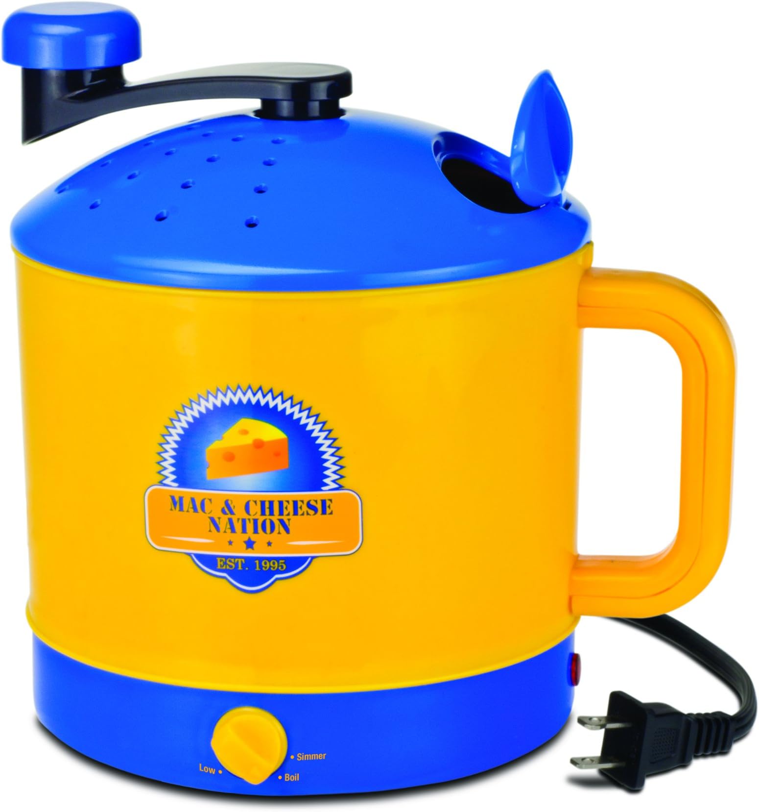 MAC-1E All in One Perfect Mac and Cheese Maker, Multicolor