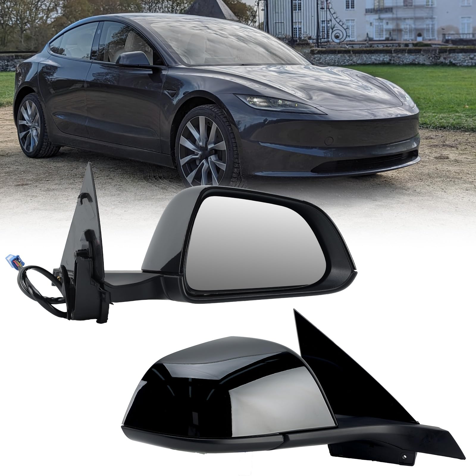 Photo 1 of VANLOGY Tesla Model 3 Side Mirror Right Passenger Side