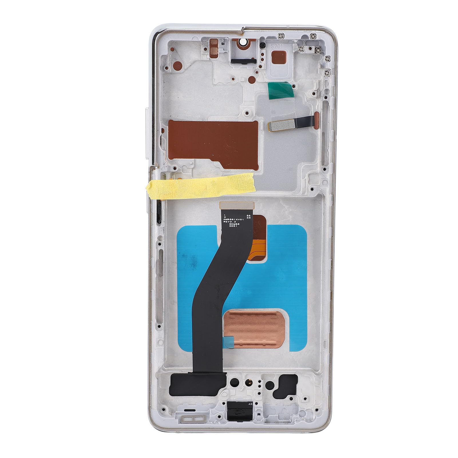 Goshyda LCD Dotykowy Wyświetlacz Digitizer Zespół dla S21 Ultra 5G G998B