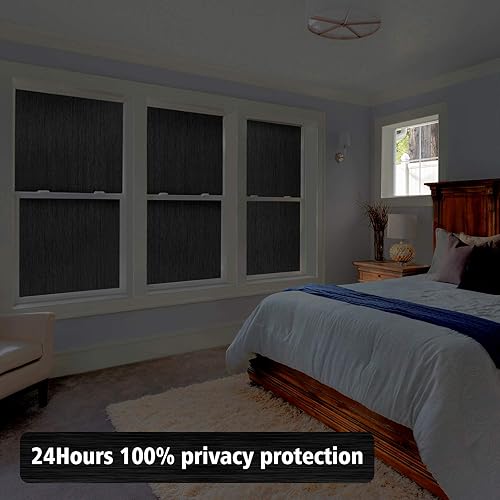 Vista 141 de HIDBEA One Way - Lámina de privacidad para ventana Plata