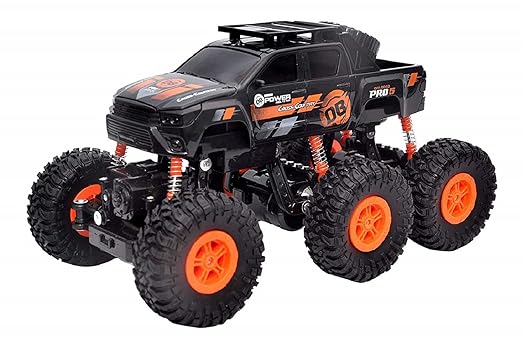 XIZOEN 6 Wheel Rock Crawler Car Rc Climbing Racing 6 Wheeler Monster Truck Remote Control Car for 5 Years Old Kids Boys (Multicolor)