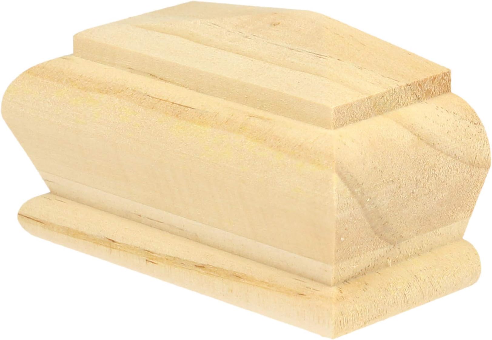 Jackson Woodturners Hemlock Pyramid Newel Cap - Rebated To Fit 90mm Square Newel Post-775564