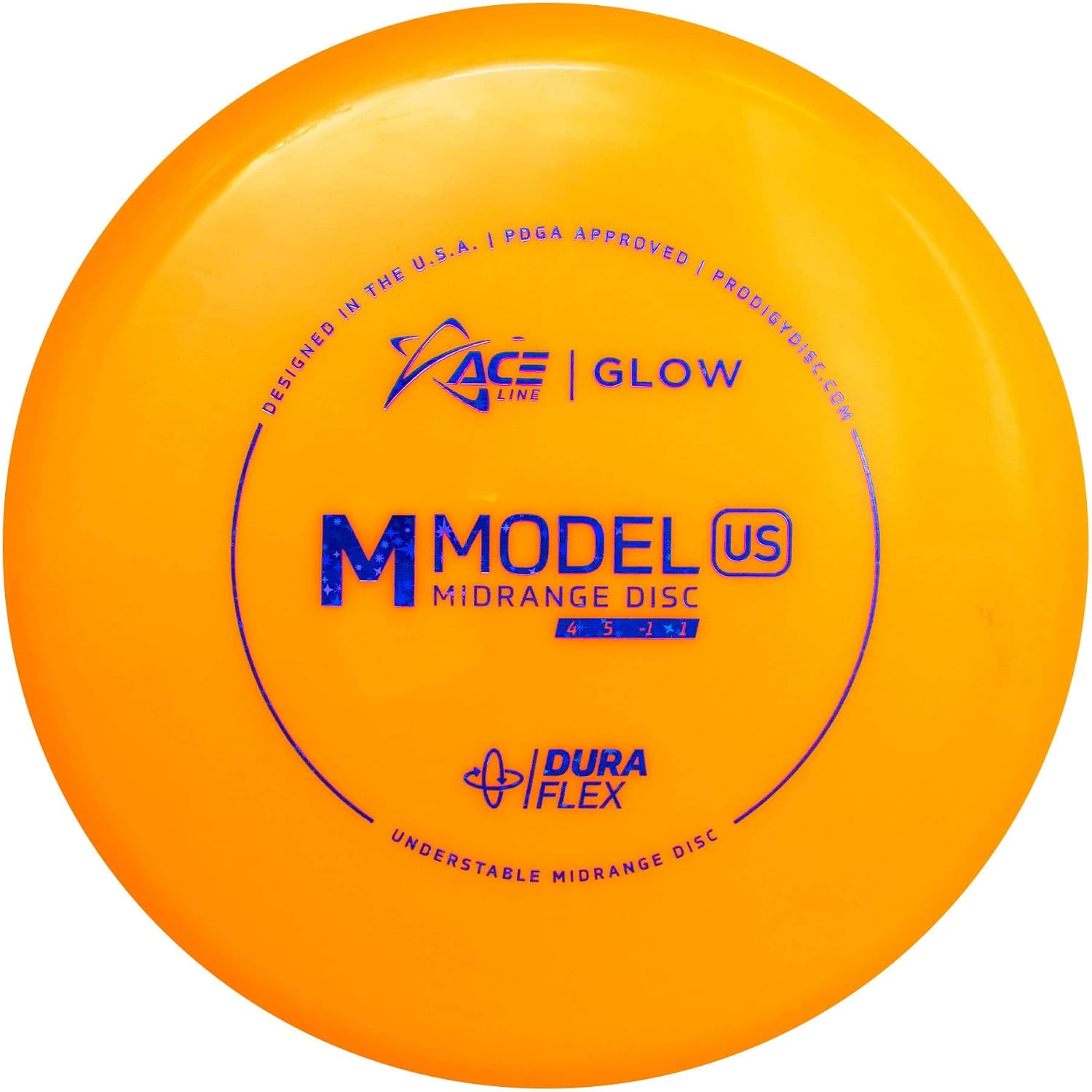 Ace Line Glow DuraFlex M Model US Midrange Golf Disc [Colors May Vary]