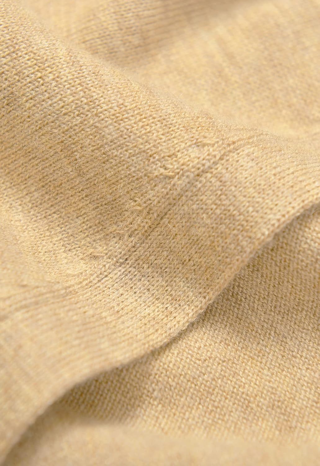 ZHILI Men's Wool Blend V-Neck Button-Front Cardigan Sweater
