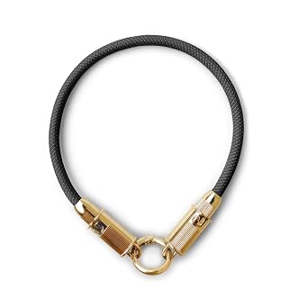 The Run Around USB-C Cable Keychain, 12" Fast Charge USB-C to USB-C Charging Cord in Dark Slate Portable Wrist Strap & Keychain Charger for Phones, Tablets, Accessories