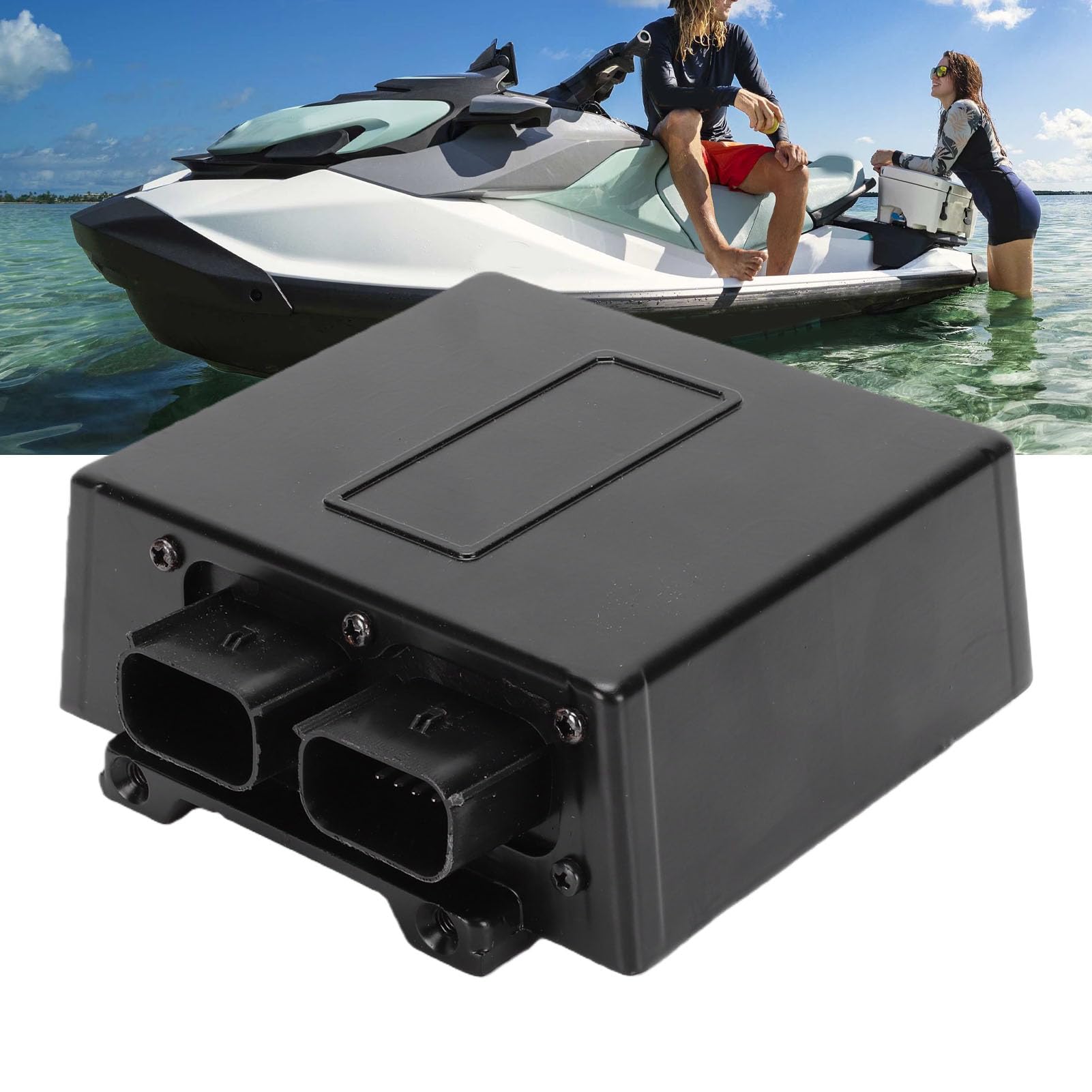 Wzmacniacz Motorówki, Stereofoniczny Morski Wzmacniacz Audio 12 Pinów Kompatybilny z 278003464, dla GTX RXT GTR 155 130 230 170 300 2018 do 2024