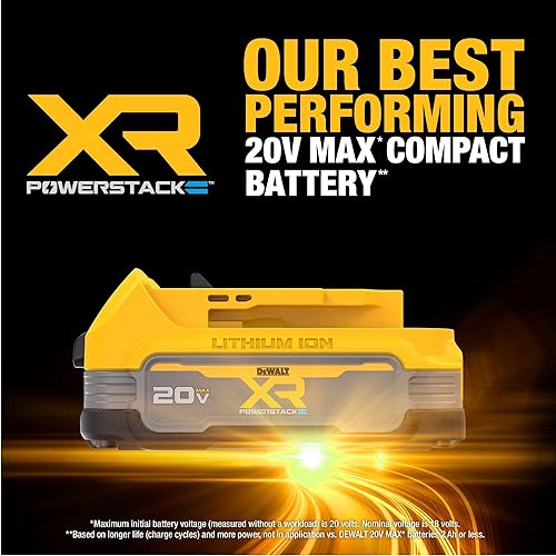 Miniatura 3 de DEWALT Batería de iones de litio 20V MAX XR POWERSTACK (DCBP034)
