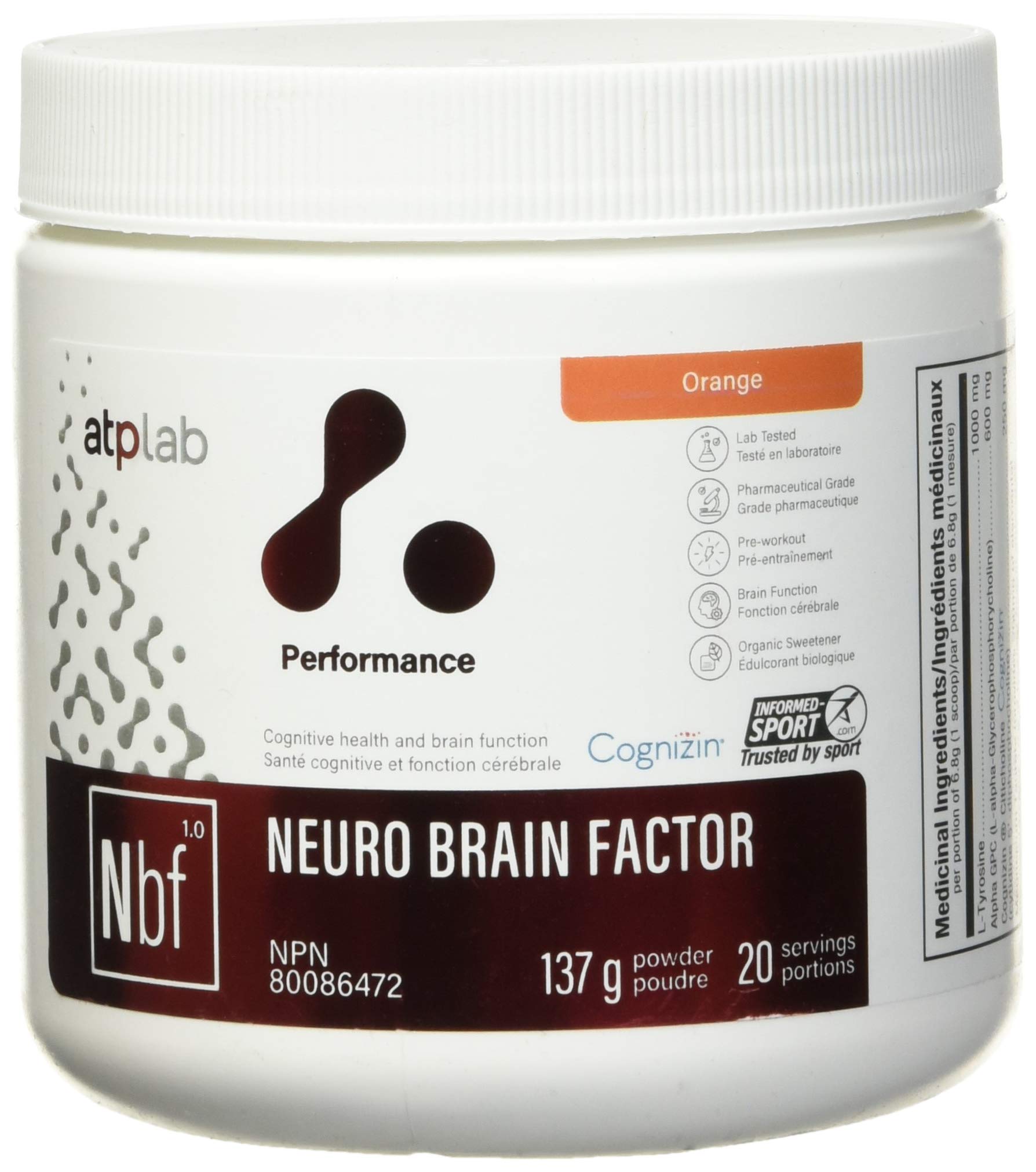 ATP Neuro Brain Factor, 137 g