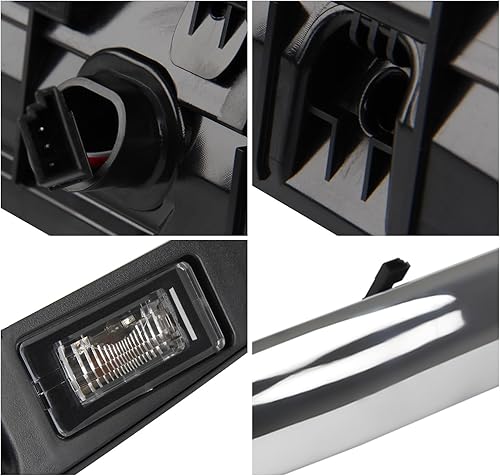 Miniatura 7 de DOCAS Manija de escotilla trasera para maletero con lámpara, tapa de puerta trasera compatible con Mini Cooper Cooper S R56 R57 R58 51132753603