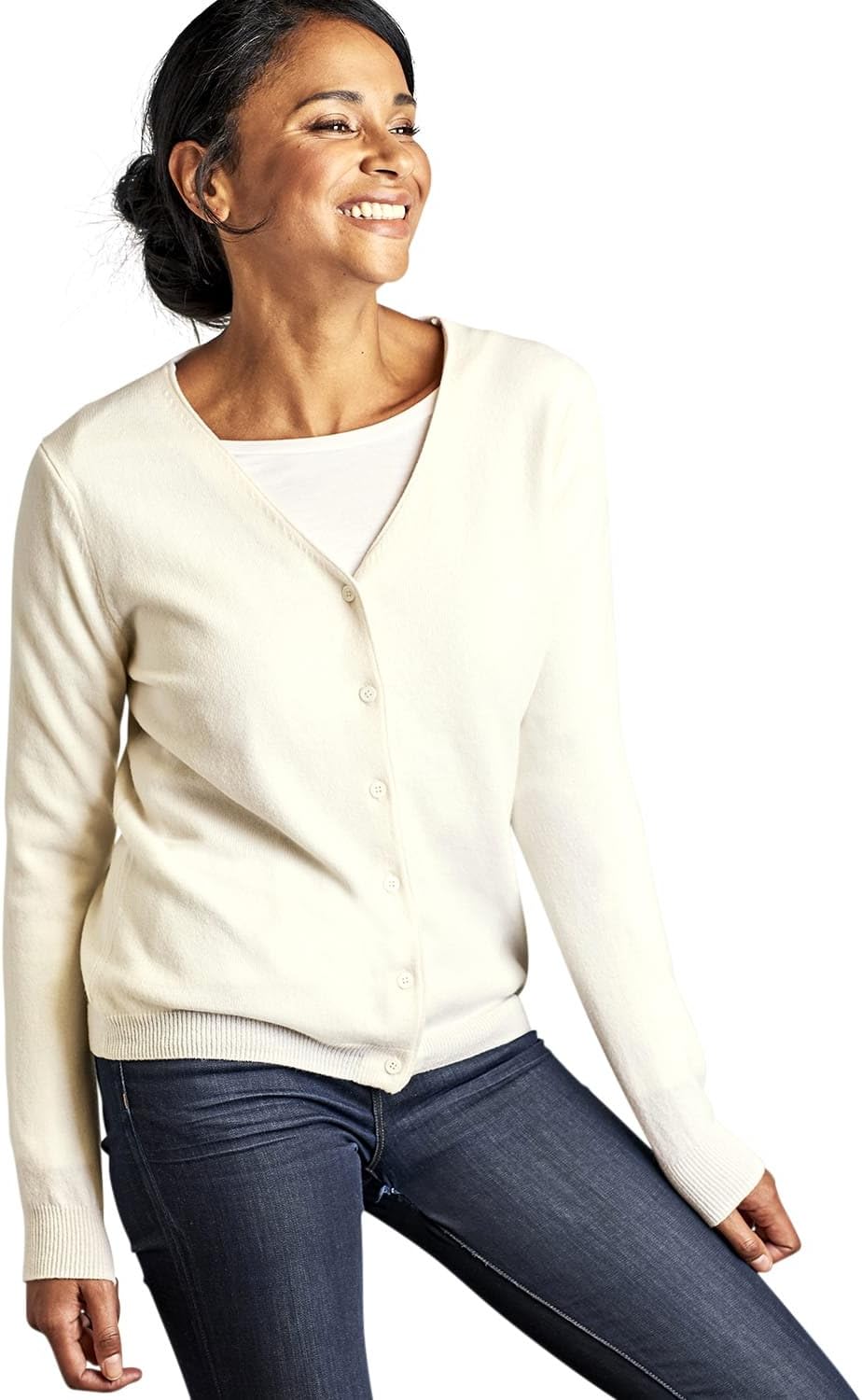 WoolOvers Womens Cashmere Merino 
