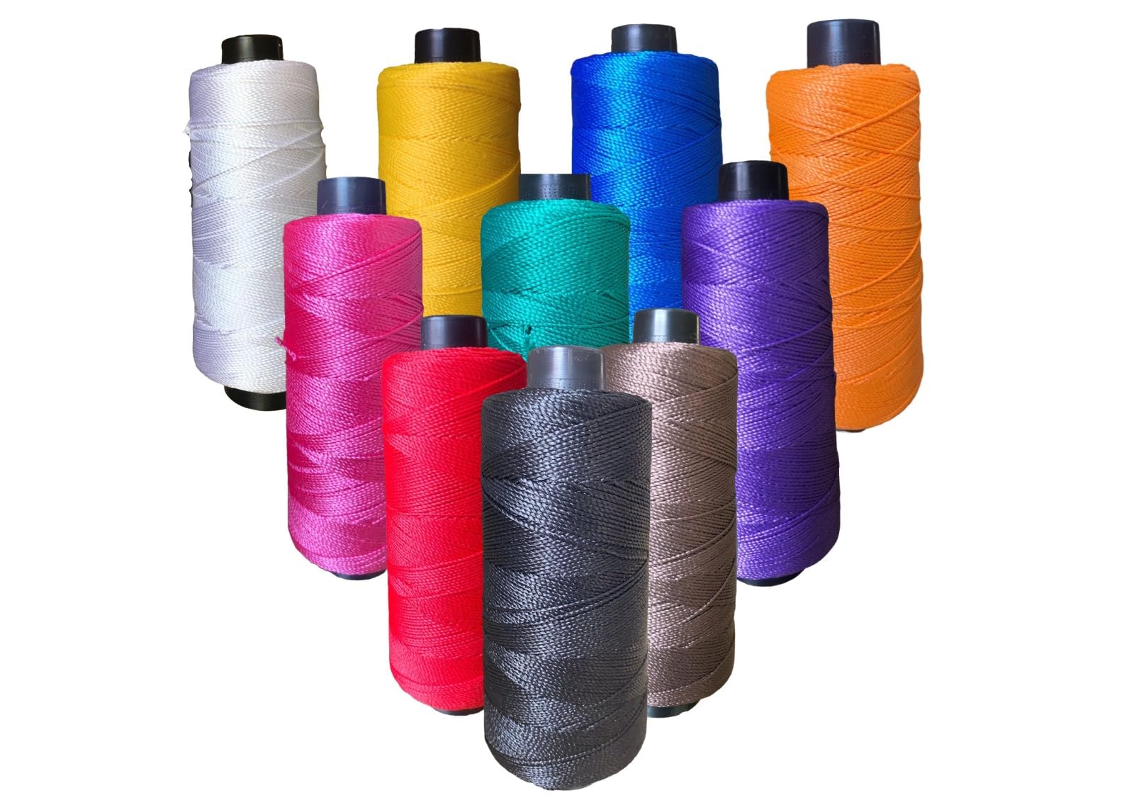 Kit 10 Linha tricô Croche 500 m Polipropileno grossa rayontex