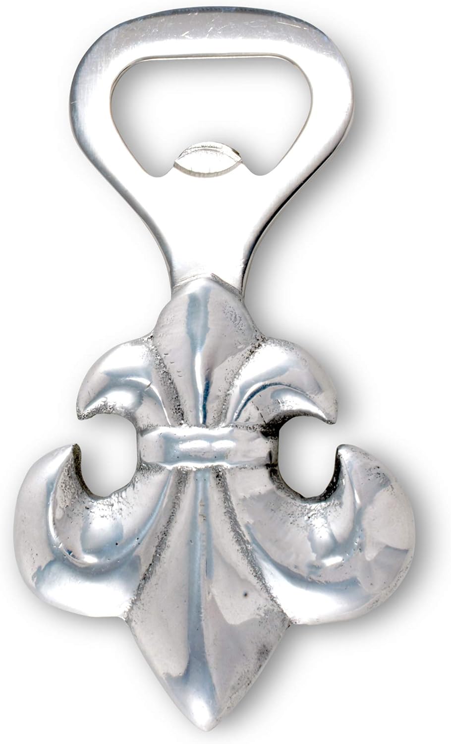 Arthur Court Designs French Lily Decorative Bottle Opener - Aluminum Rustic Beer Opener - Elegant Bar Bottle Opener and Unique Party Favor Gift - Ideal Beer Gift, Rustic Wedding Supplies 5 inch Long