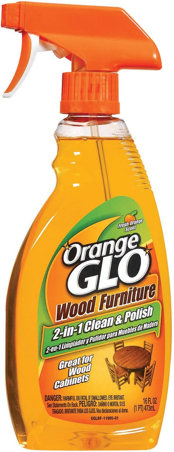 Orange Glo 2in1 Clean & Polish Wood Furniture Spray 16