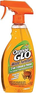 Orange Glo Wood Furniture 2-in-1 Cleaner & Polish, 16 ounces (3)