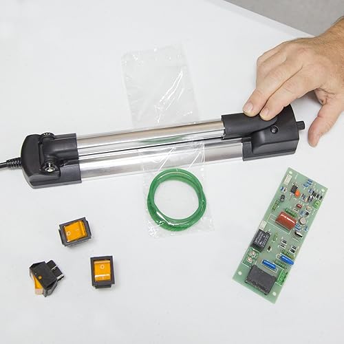 Vista 5 de JORESTECH Sellador de bolsas manual de impulso Cierre térmico (8 pulgadas de longitud)